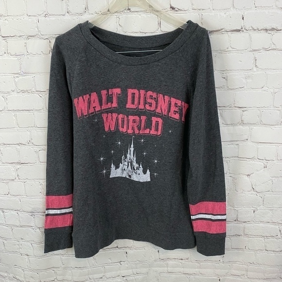 Disney Tops - Disney Parks small varsity lightweight sweatshirt